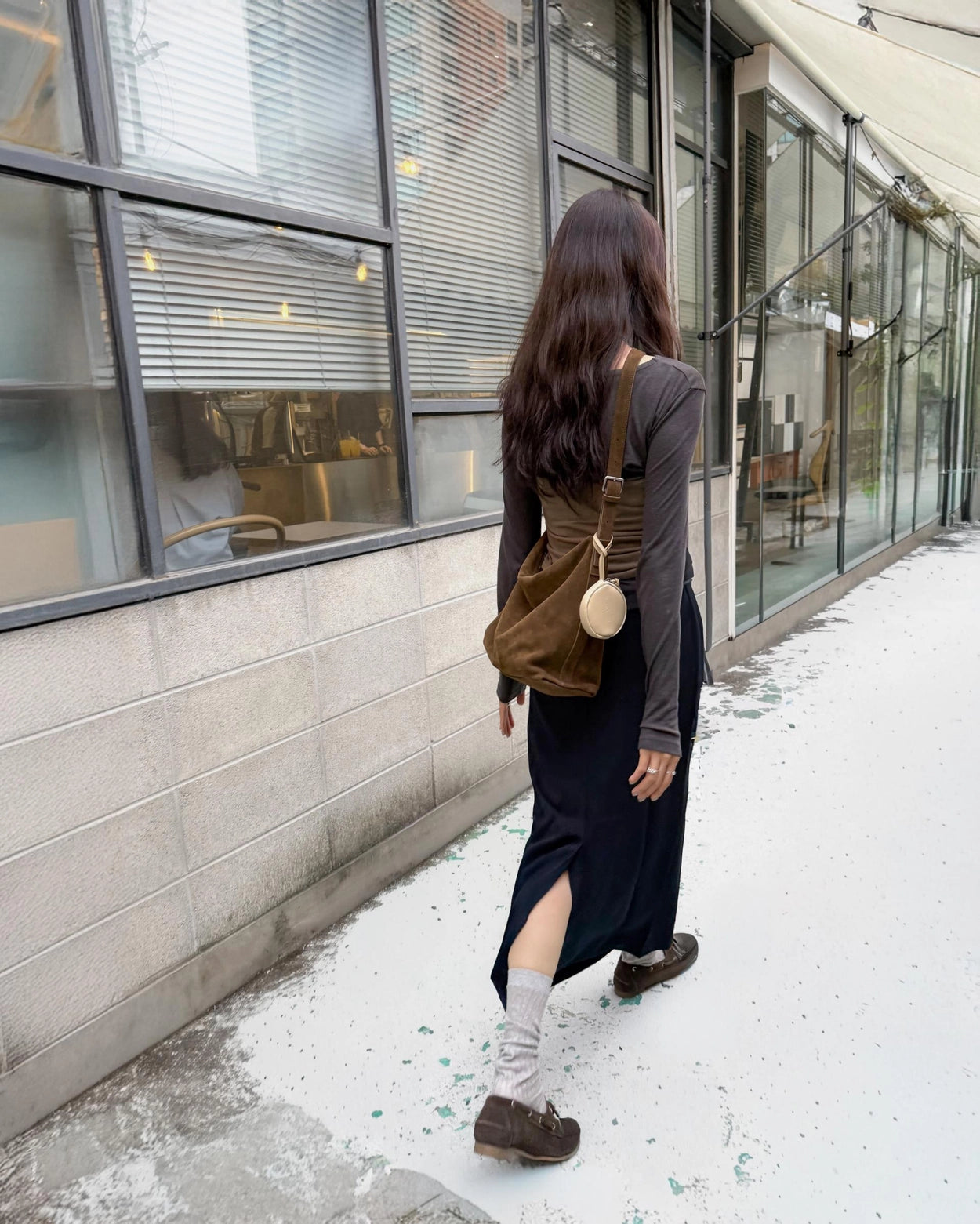 B197 復古文青麂皮袋