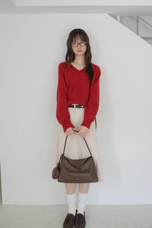 B190 磁石扣枕頭袋 (新款/牛皮)