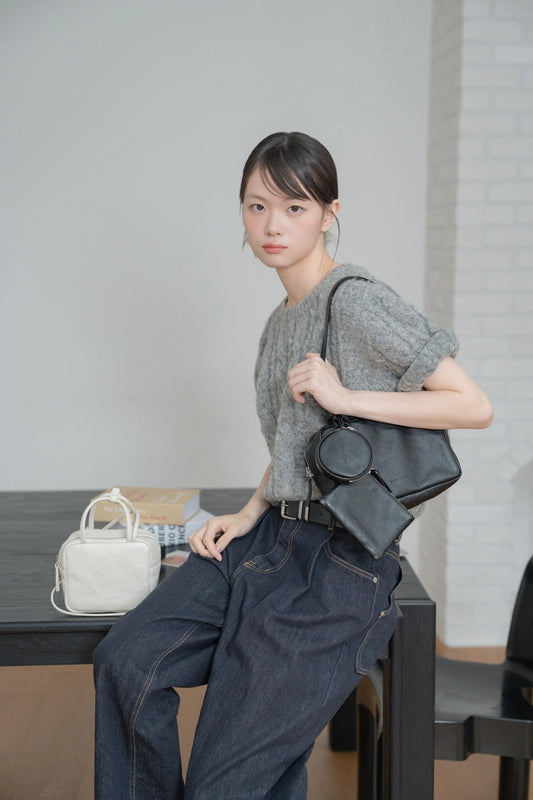 B188 Block Bag (牛皮/大size)