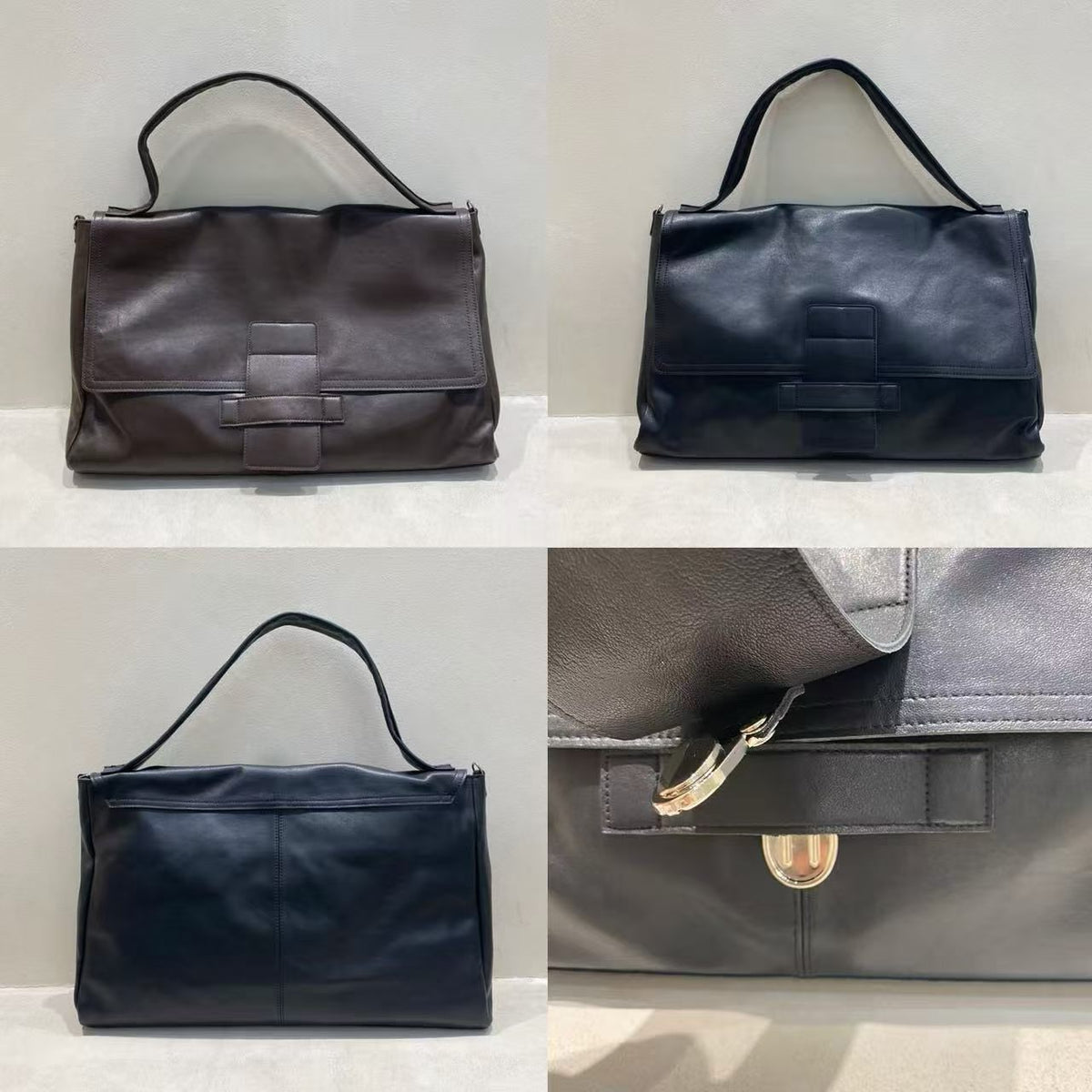 B228 Maxi Lune Soft Tote|羊皮
