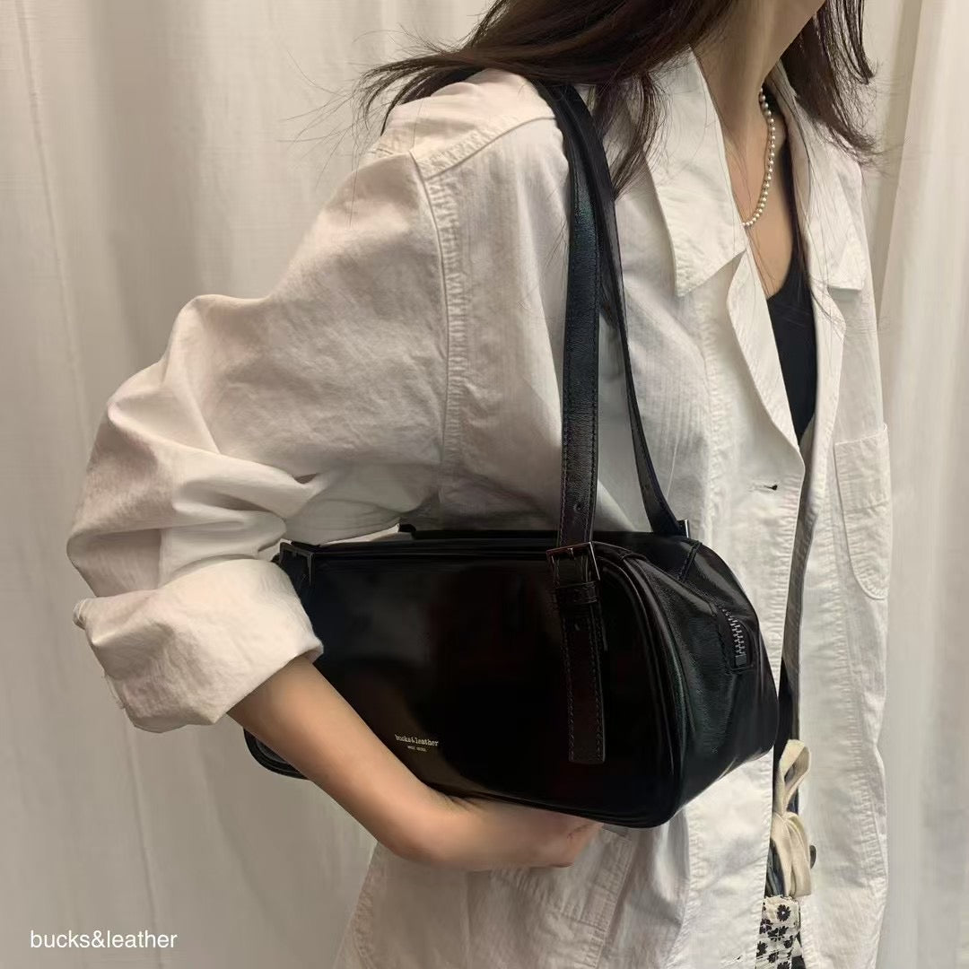 B170 牛皮亮面枕頭袋