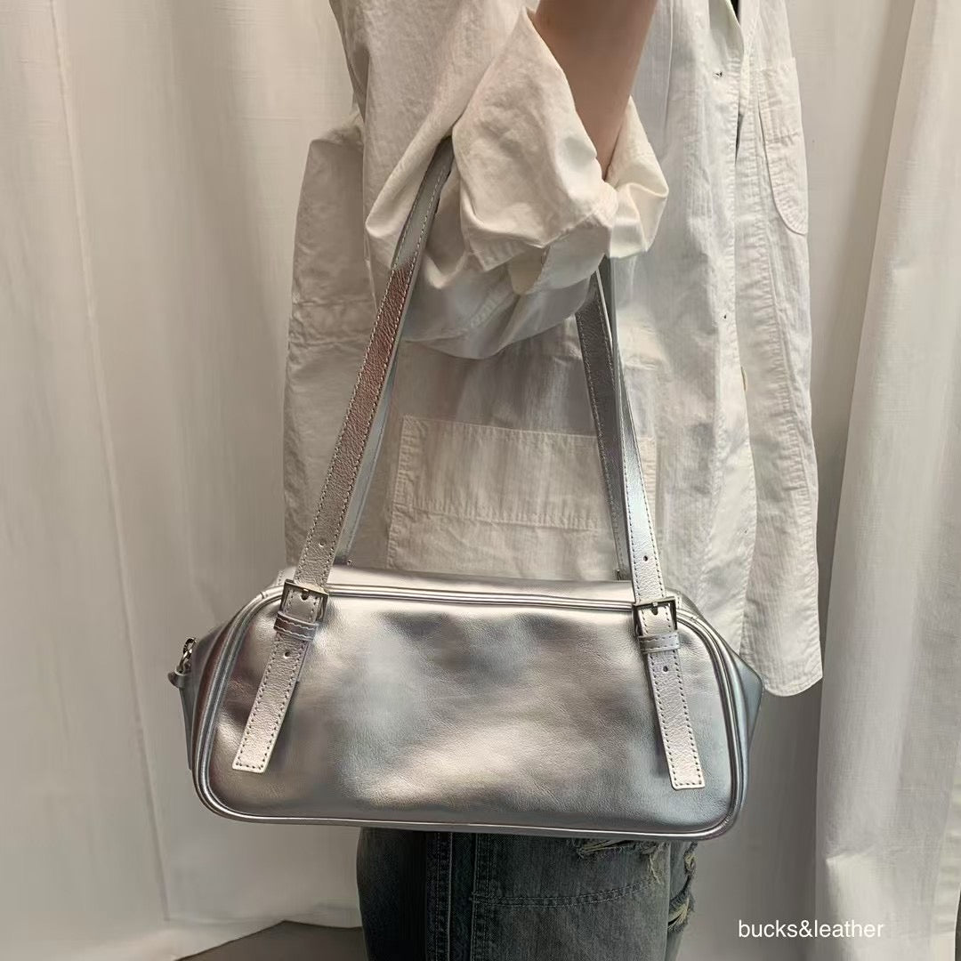 B170 牛皮亮面枕頭袋