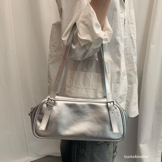 B170 牛皮亮面枕頭袋