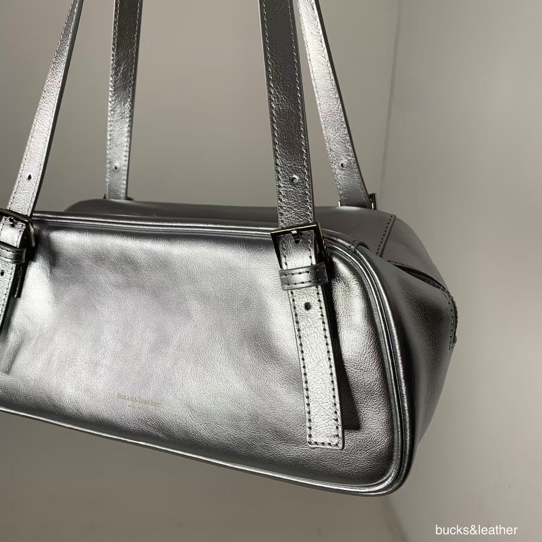 B170 牛皮亮面枕頭袋