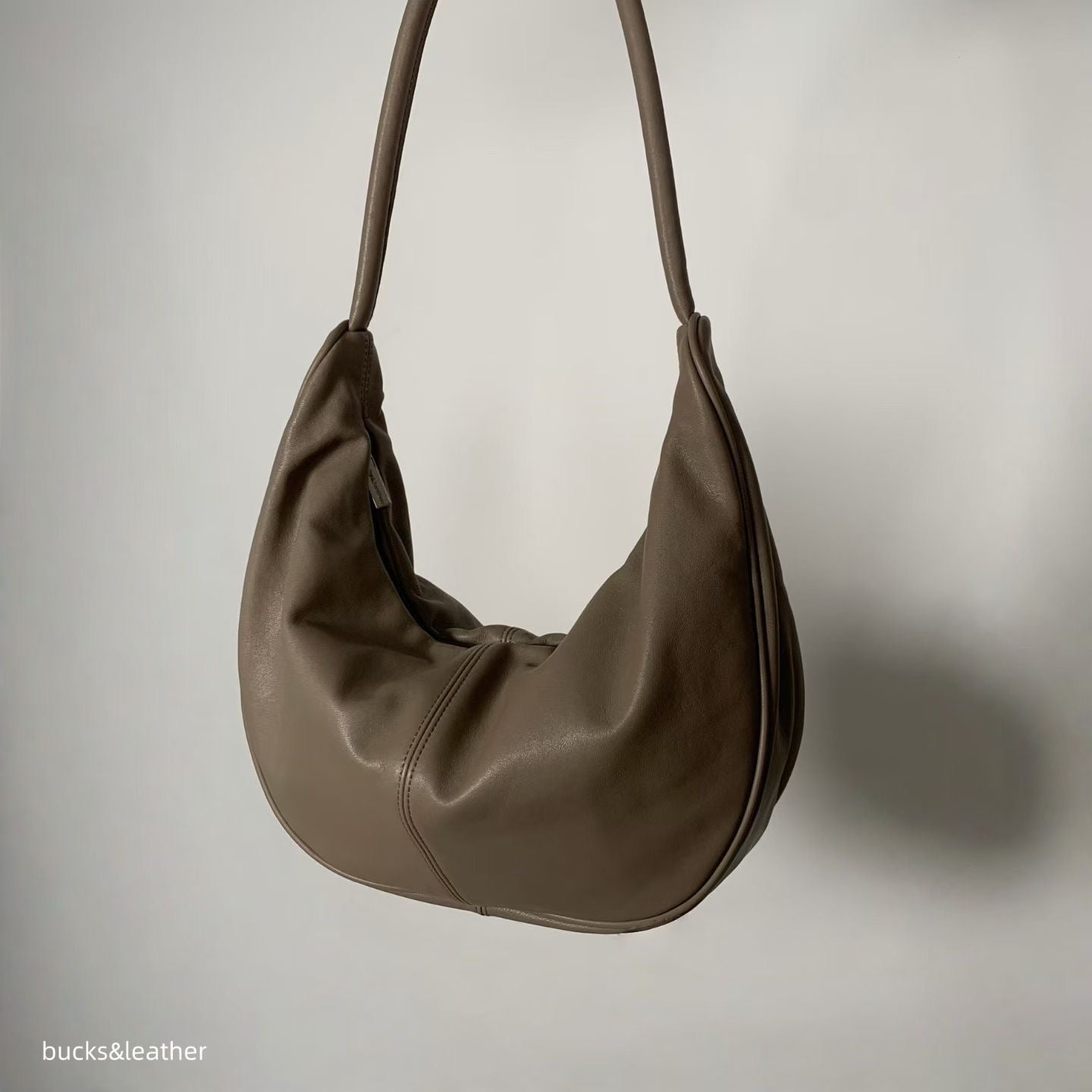 B196S 弦月袋 Curved Hobo Bag (羊皮/麂皮)(細)