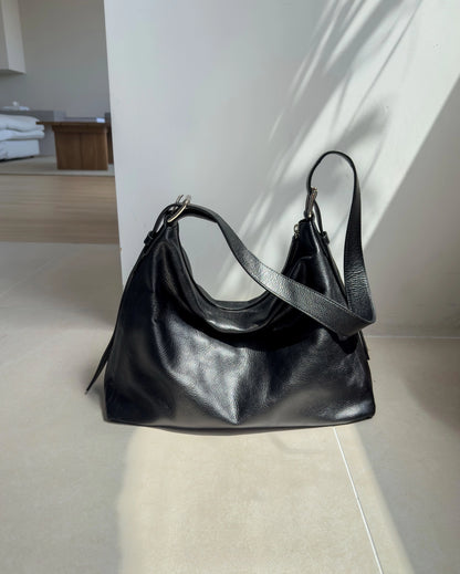 B231 Bucks&Leather Twin Buckle Bag｜牛皮