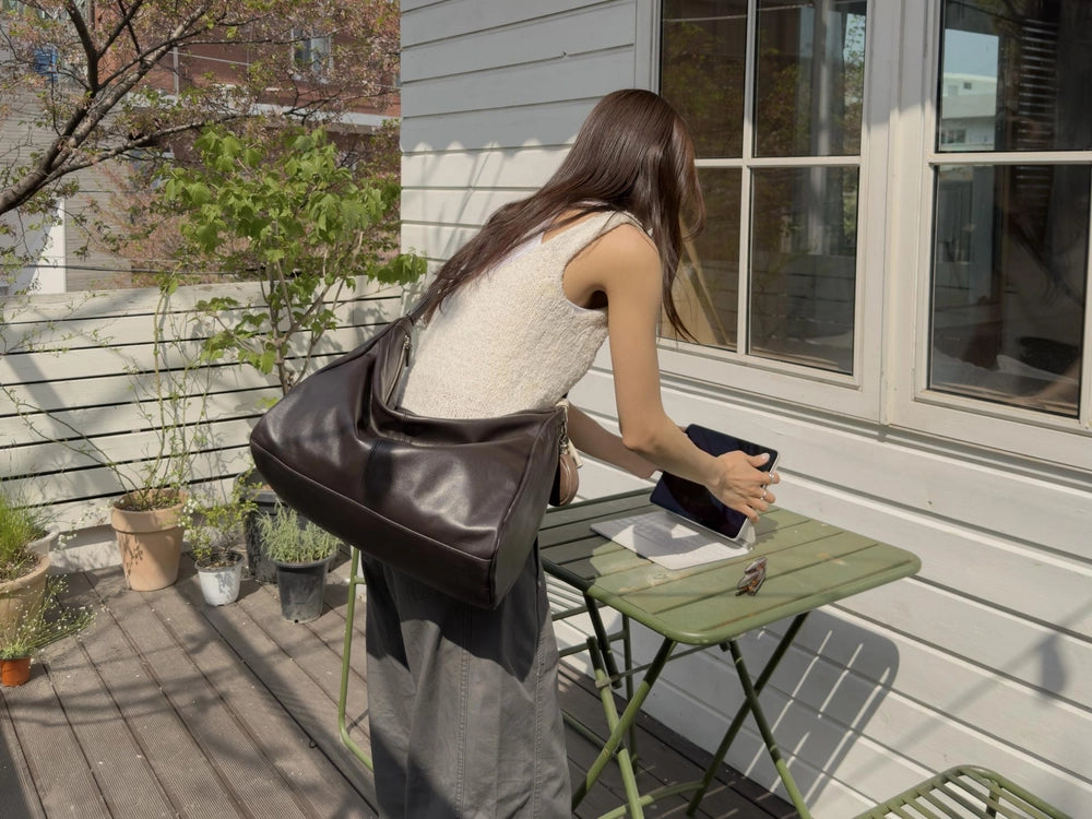 B217  羊皮｜Oversized Carry Bag