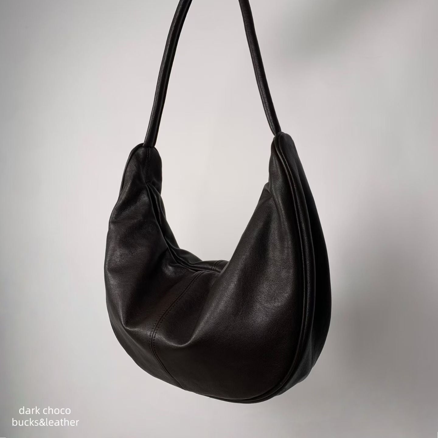 B196S 弦月袋 Curved Hobo Bag (羊皮/麂皮)(細)