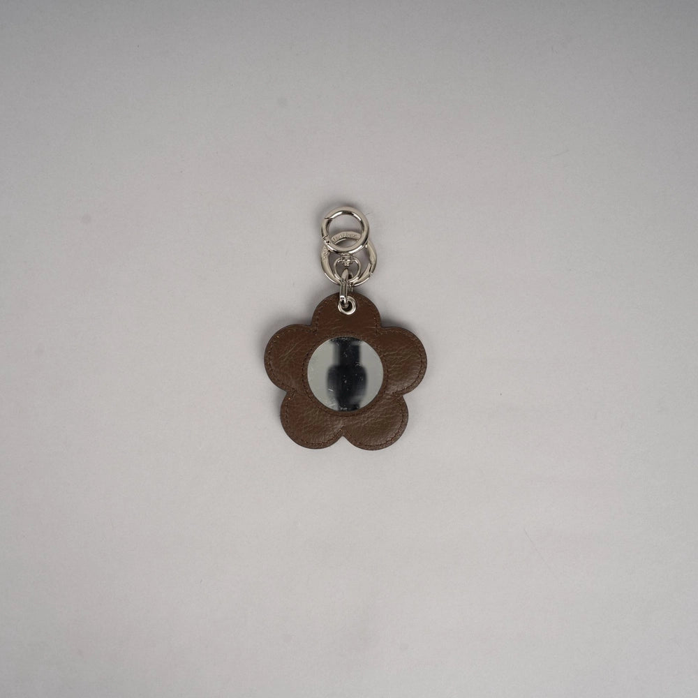 A107 Flower Mirror Keyring 花花鎖匙扣