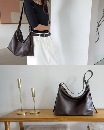 B231 Bucks&Leather Twin Buckle Bag｜牛皮