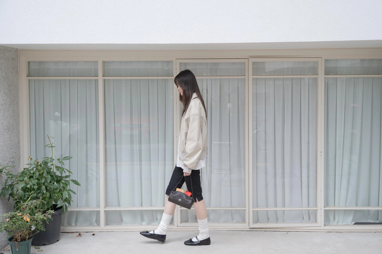 B193 bucks&leather Barrel Bag 羊皮筆筒包