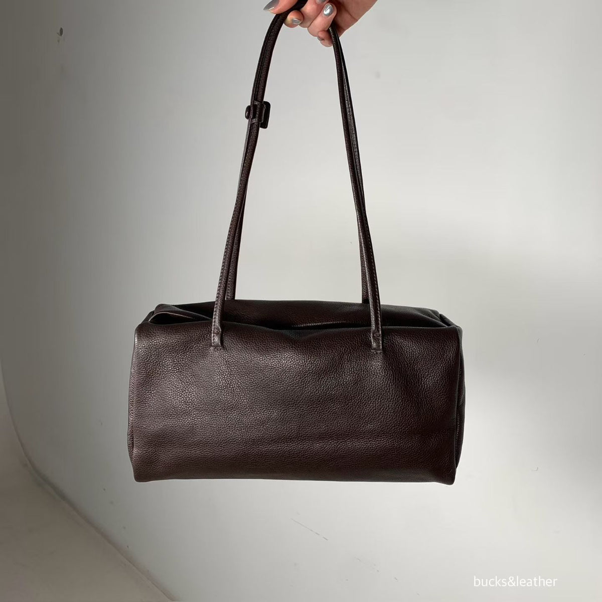 B222L Bucks&Leather｜Brick Shoulder Bag (L)
