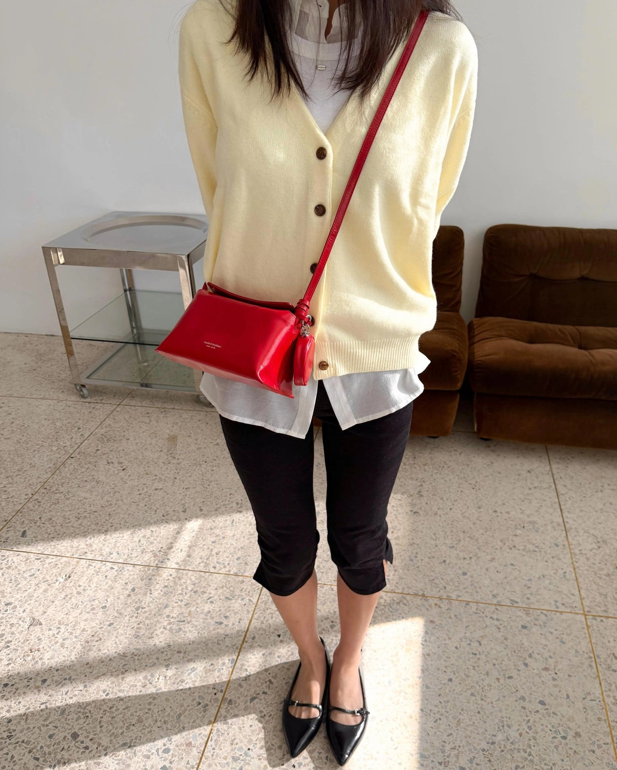 B207S bucks&leather ｜Bread Bag/亮面牛皮（S）