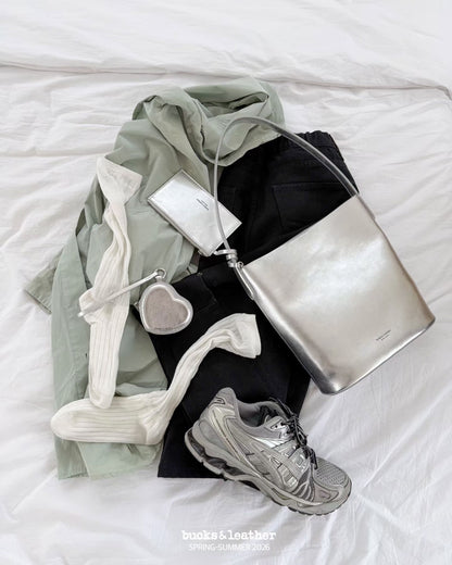 B268 牛皮令面| bucket bag