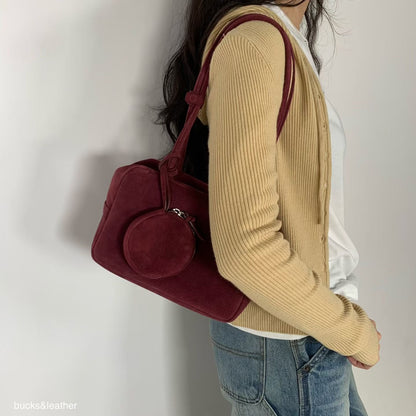 B188 SuedeBlock Bag (麂皮/大size)