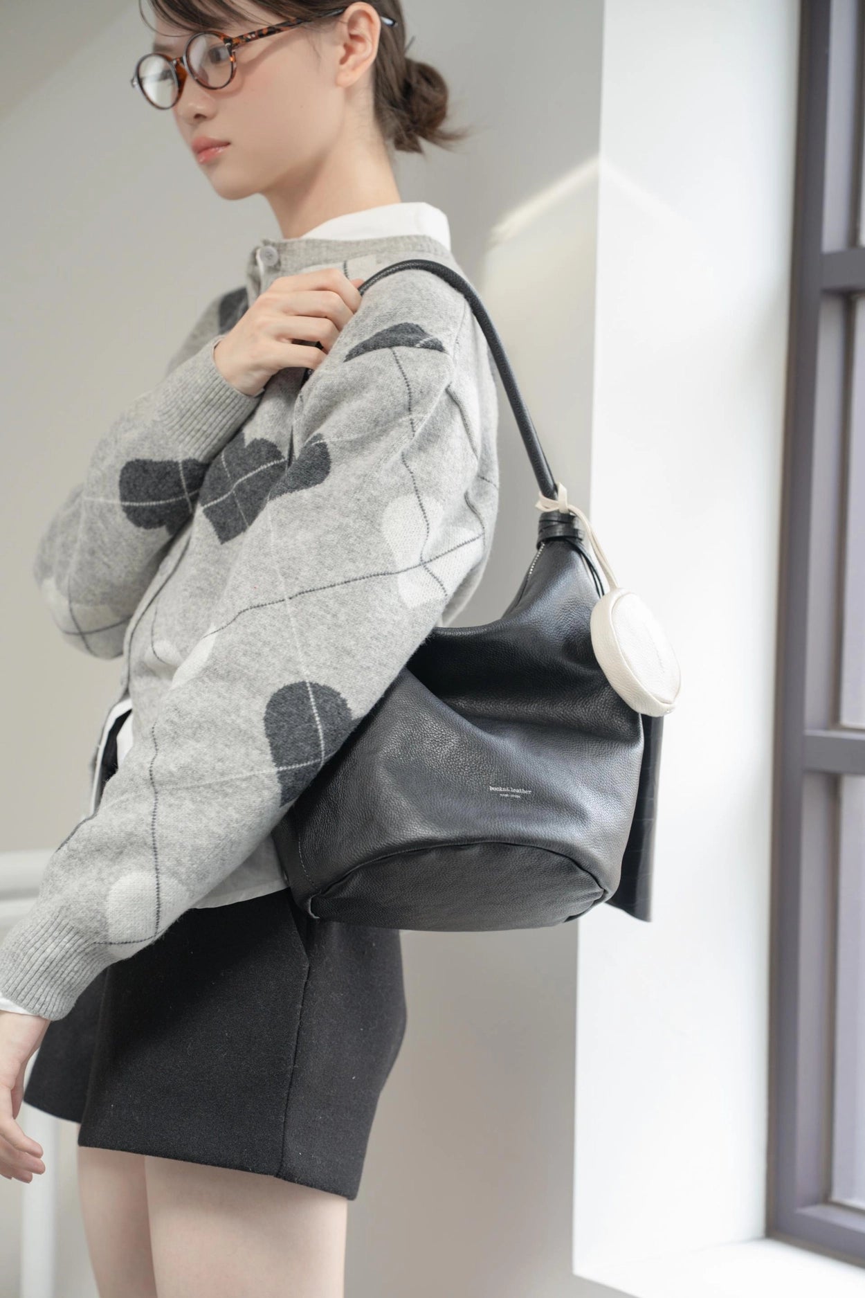 B189L Tube bag (牛皮/5 colours)