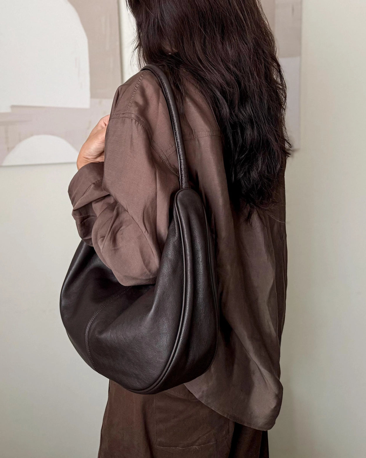 B196L 弦月袋 Curved Hobo Bag (羊皮/麂皮)