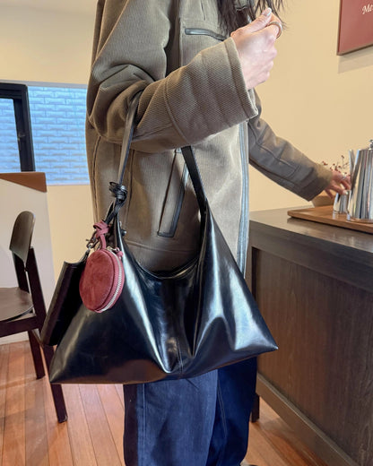 B206L bucks&leather ｜Monet Bag/亮面牛皮（大）