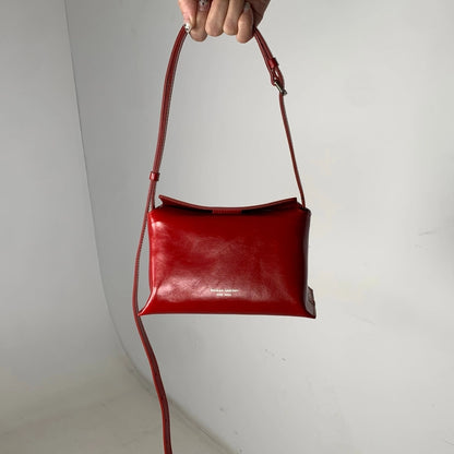 B207S bucks&leather ｜Bread Bag/亮面牛皮（S）