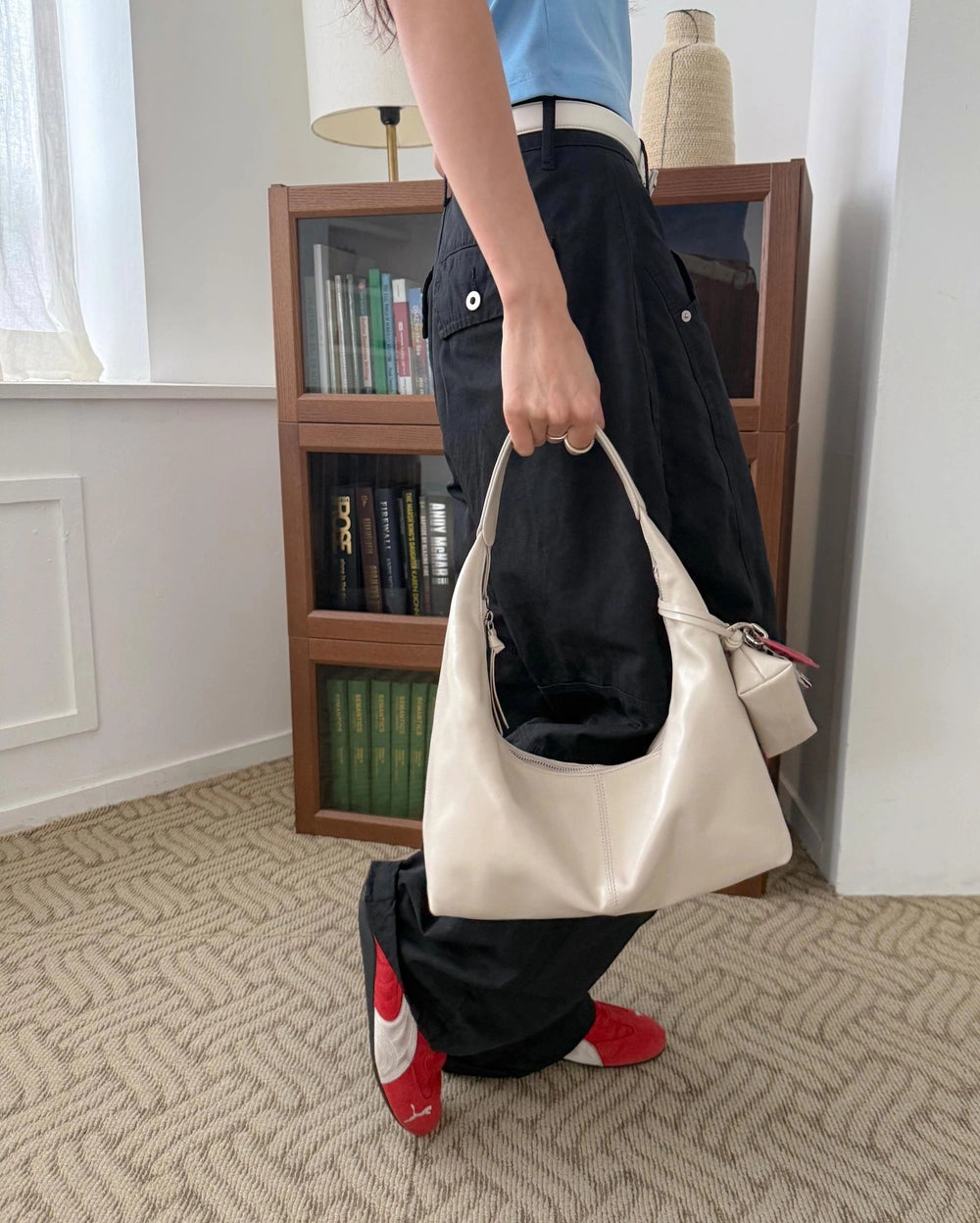 B218 亮面牛皮｜Daily Hobo Bag