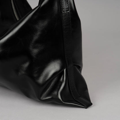 B204 bucks&leather ｜Day Shoulder/亮面牛皮