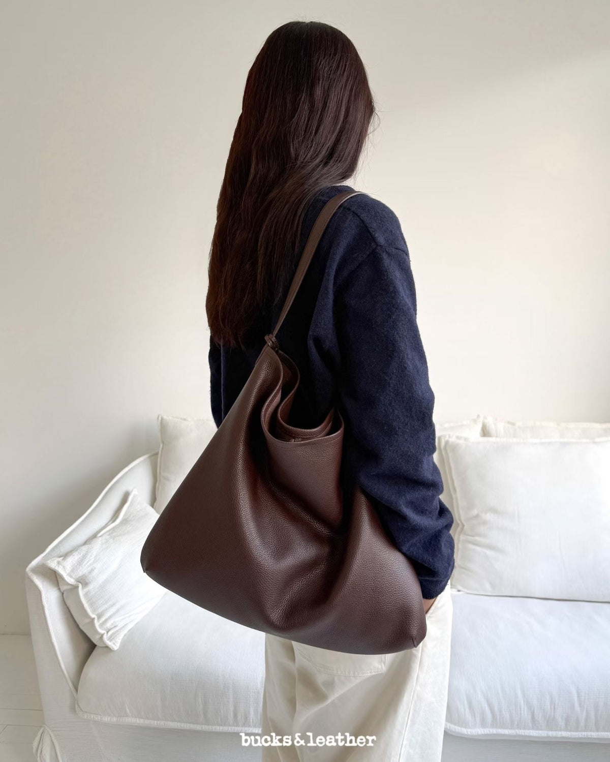 B260L Bucks&Leather｜OV Bag (L)