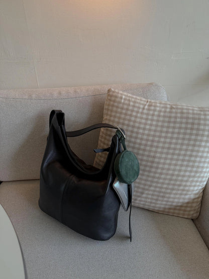 B242 Bucks&Leather｜Zip Hobo (羊皮