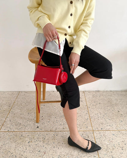 B207S bucks&leather ｜Bread Bag/亮面牛皮（S）