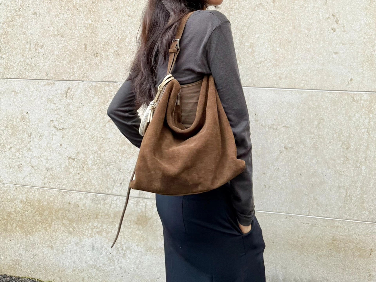 B197 復古文青麂皮袋