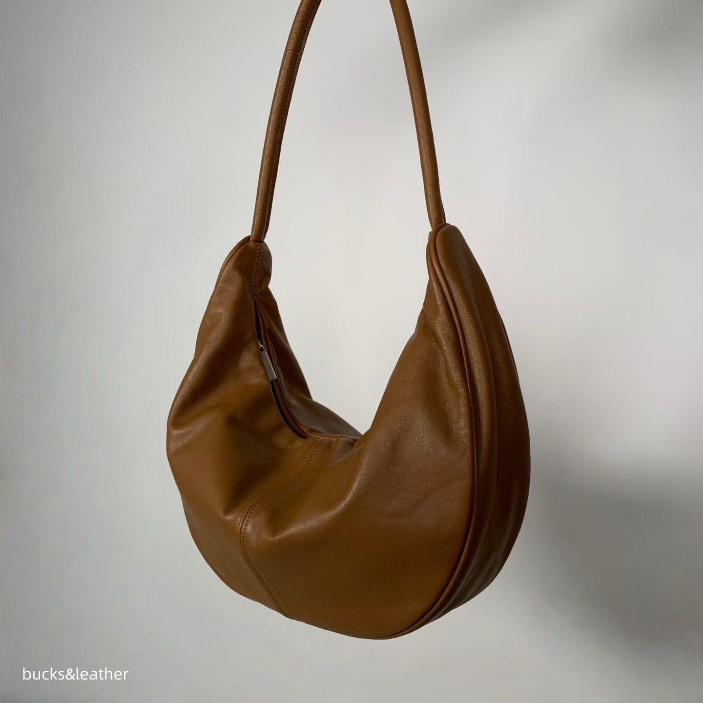 B196S 弦月袋 Curved Hobo Bag (羊皮/麂皮)(細)
