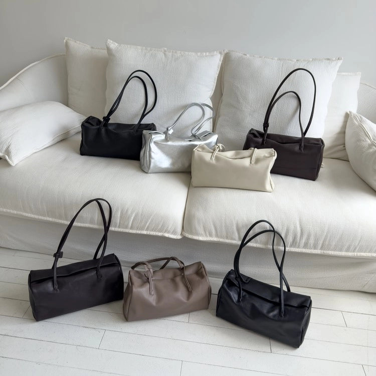 B222 羊皮&牛皮｜Magnetic Brick Shoulder Bag
