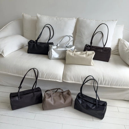 B222 羊皮&牛皮｜Magnetic Brick Shoulder Bag