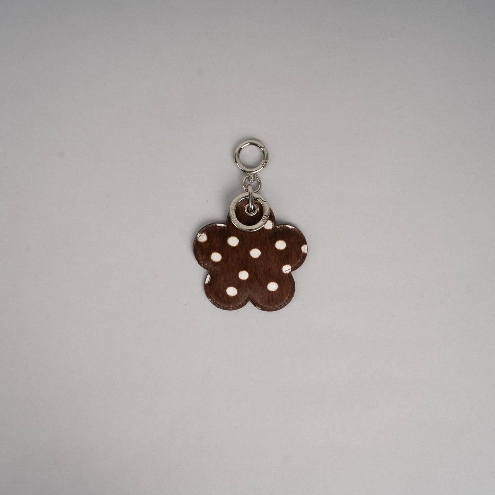 A107 Flower Mirror Keyring 花花鎖匙扣