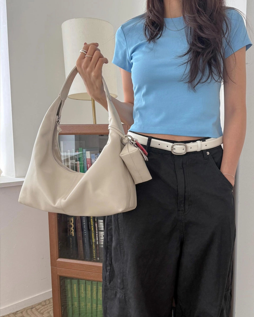 B218 亮面牛皮｜Daily Hobo Bag